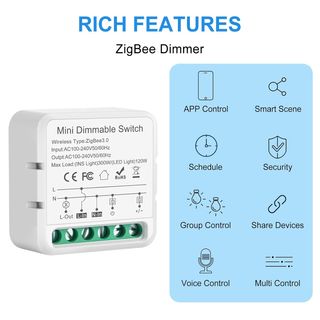 Interruptor Regulador Led Zigbee 3.0 Dimmer