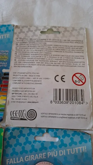 6 Pezzi Vertigo Spinner Collezionabili Nuovi