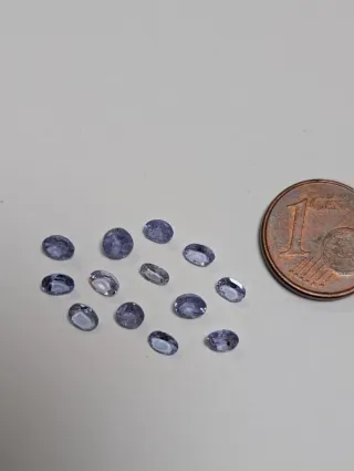 Tanzanitas naturales ovaladas