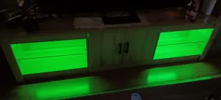 Oportunidad!! Mueble con luz LED para TV hasta 75"