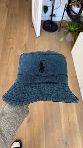 Gorra bucket Polo Ralph Lauren azul reversible