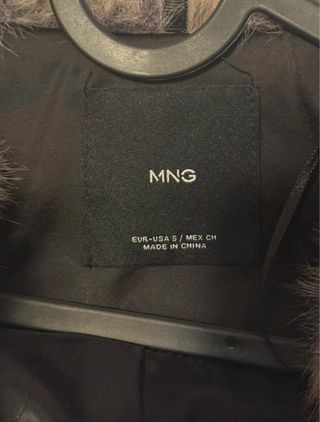 Abrigo de pelo Mango