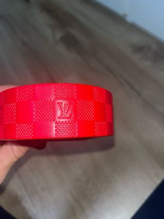 Cintura Louis Vuitton Rosso