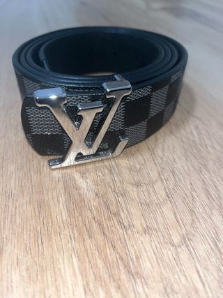 Cintura Louis Vuitton Damier Graphite