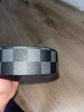Cintura Louis Vuitton Damier Graphite