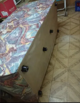 Divano a 3 posti in tessuto multicolore