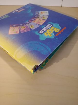 Carpeta Archivador Bob Esponja con Cromos