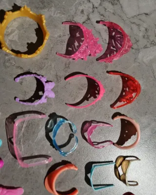 Lotto accessori bambole varie