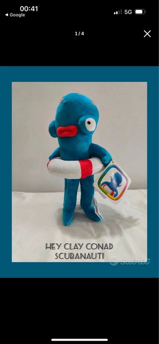 Peluche Hydronaut Hey Clay