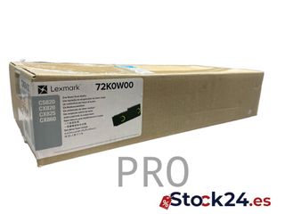 Lexmark CS820, CX8xx colector de Toner 115000 páginas 72K0W00