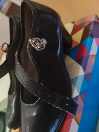 Zapatos Flamenco Piel Negro Talla X