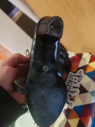 Zapatos Flamenco Piel Negro Talla X