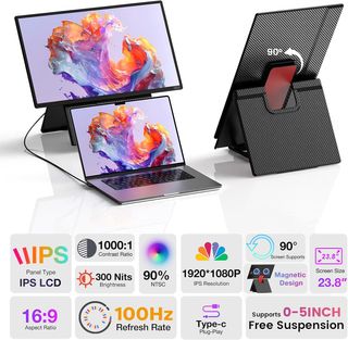 Monitor Gaming 23,8 100Hz Full HD IPS