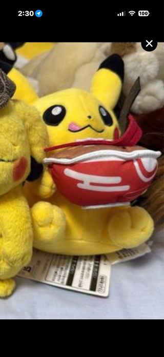 Pikachu Ramen Peluche