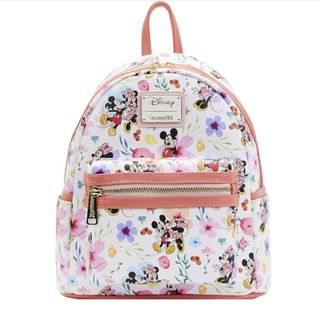 Mochila Loungefly Disney Minnie Mickey Floral