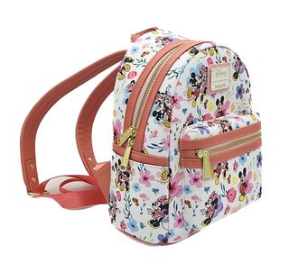 Mochila Loungefly Disney Minnie Mickey Floral