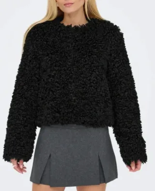 Chaqueta pelito negra