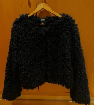 Chaqueta pelito negra