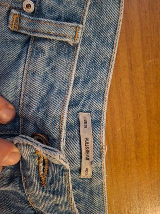 Shorts vaqueros Pull&Bear azul Talla M