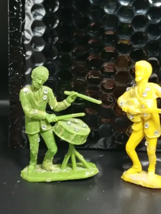 Figuras The Beatles PVC plástico años 70.