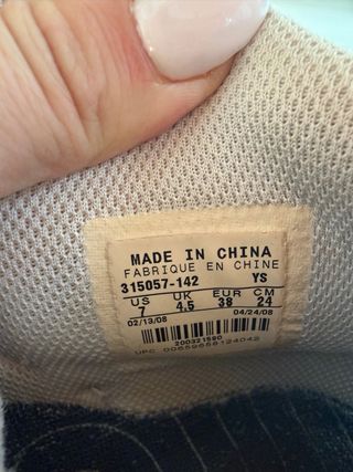 Nike Talla 38 Blancas y Negras