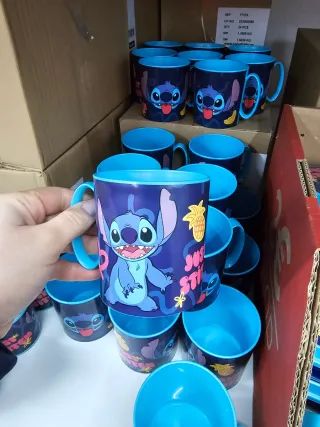 Conjunto Lancheira e Talheres Stitch Disney