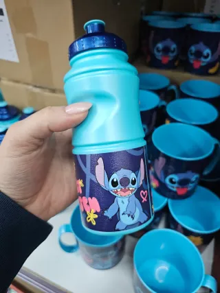 Conjunto Lancheira e Talheres Stitch Disney