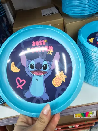 Conjunto Lancheira e Talheres Stitch Disney
