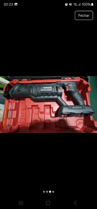 Serra de sabre nova Parkside 40V