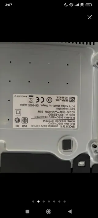 Sony BDV-E6100 Home Cinema 5.1 1000W