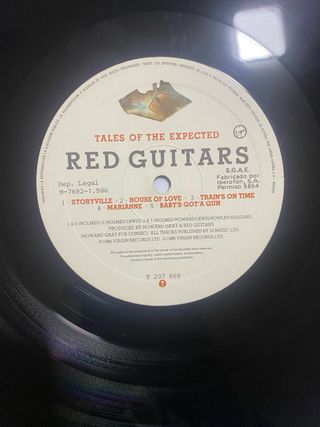 Red Guitars Tales of the Expected Vinilo