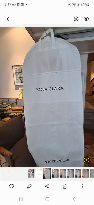 Vestido de Novia Rosa Clara Talla 36/38