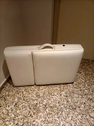 Camilla masaje plegable blanca profesional Nueva