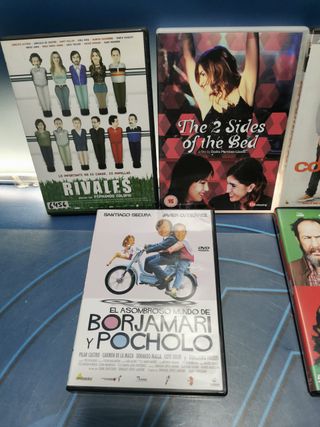 Lote di film spagnoli, 7 DVD, senza controlli - Atasco en la nacional - Rivali - I due lati del letto...