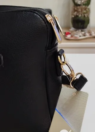 Bolso Tous Negro Doble Compartimento Nuevo