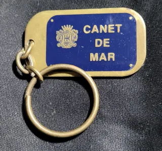 Llavero publicitario antiguo Estanc Canals Rossell