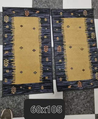 Lote 2 alfombras habitación 60x105