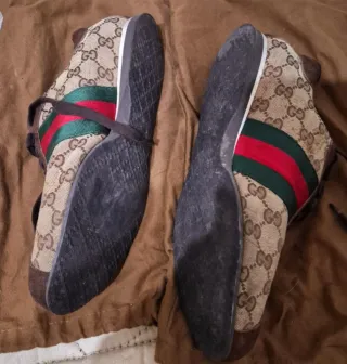 Deportivas Gucci Originales Beige/Marrón