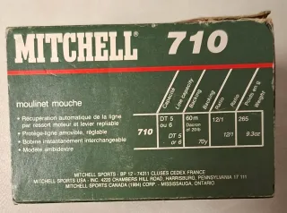 Carrete Mitchell 710 Automatico -  Con moscas