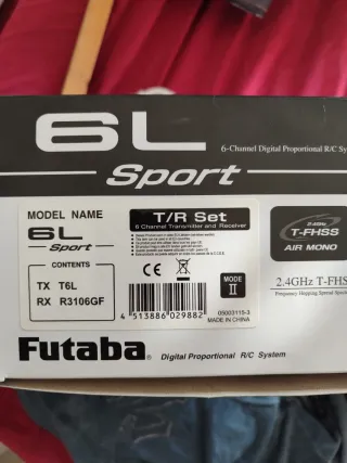 Radiocomando Futaba 6L Sport T-FHSS