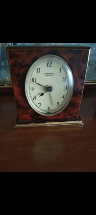 Reloj despertador alarma Hermès Paris Tortoise