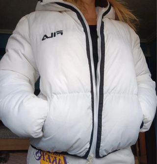 Chaqueta acolchada Fila blanca mujer