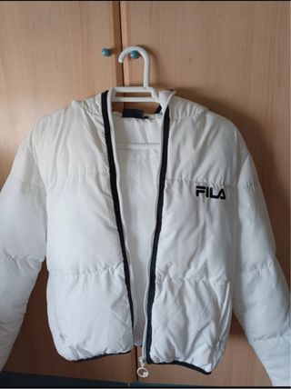 Chaqueta acolchada Fila blanca mujer