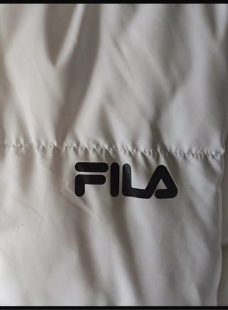Chaqueta acolchada Fila blanca mujer