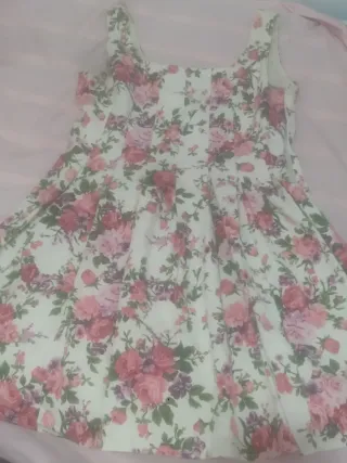 Vestido floral niña/mujer T.14-16 (S)