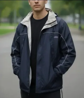 Chaqueta chubasquero hombre talla