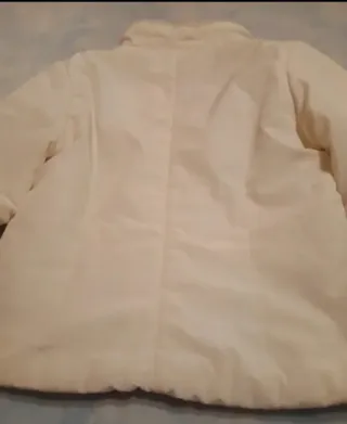 Piumino leggero donna bianco panna taglia S/M