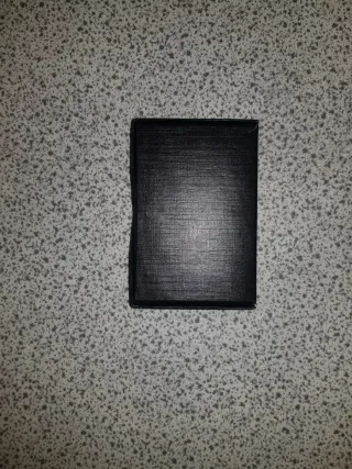 Porta carte Moero pelle Saffiano marrone Nuovo