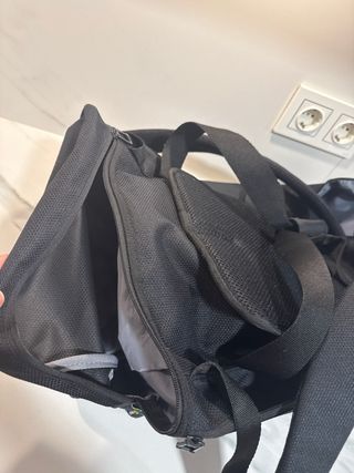 Bolsa/Mochila Adidas Negra de Cordura.