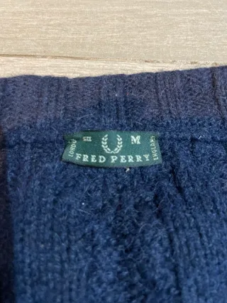 Jersey Fred Perry Azul Talla M